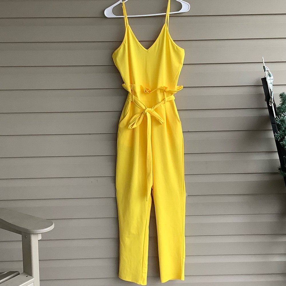 SHEIN Yellow Jumpsuit - Size Medium
